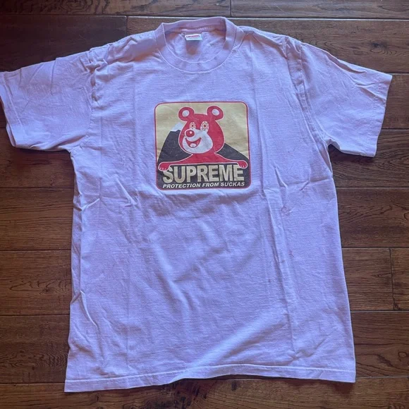 Vintage Purple Supreme T-shirt Size Medium - Picture 1 of 7